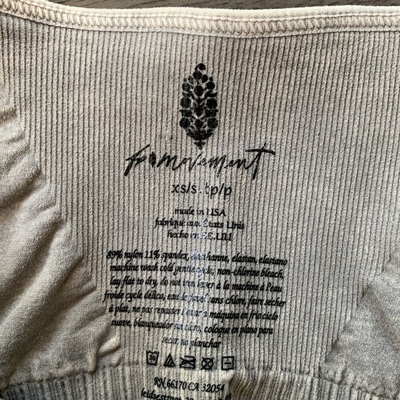 NWOT! FP Free People Movement Good Karma Square Neck Bra Sz XS/S LAST ONE! - Picture 8 of 8